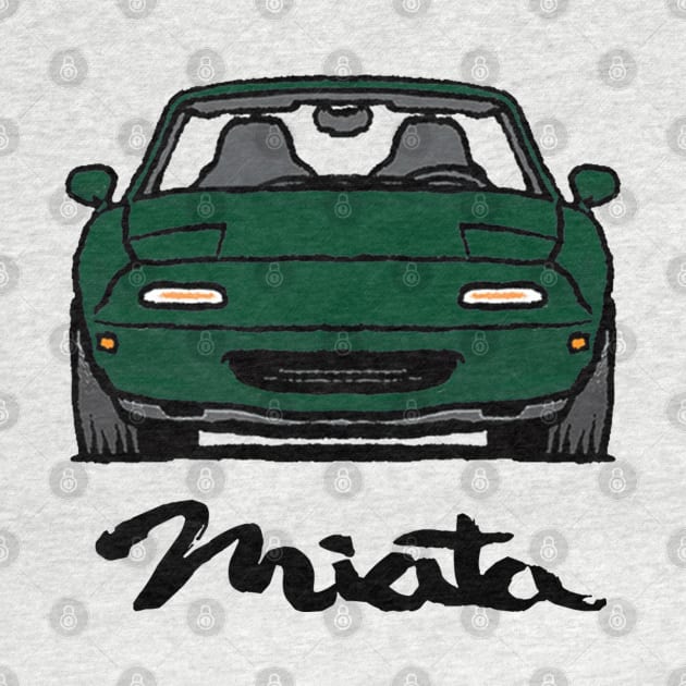 MX5 Miata NA British Racing Green by Woreth